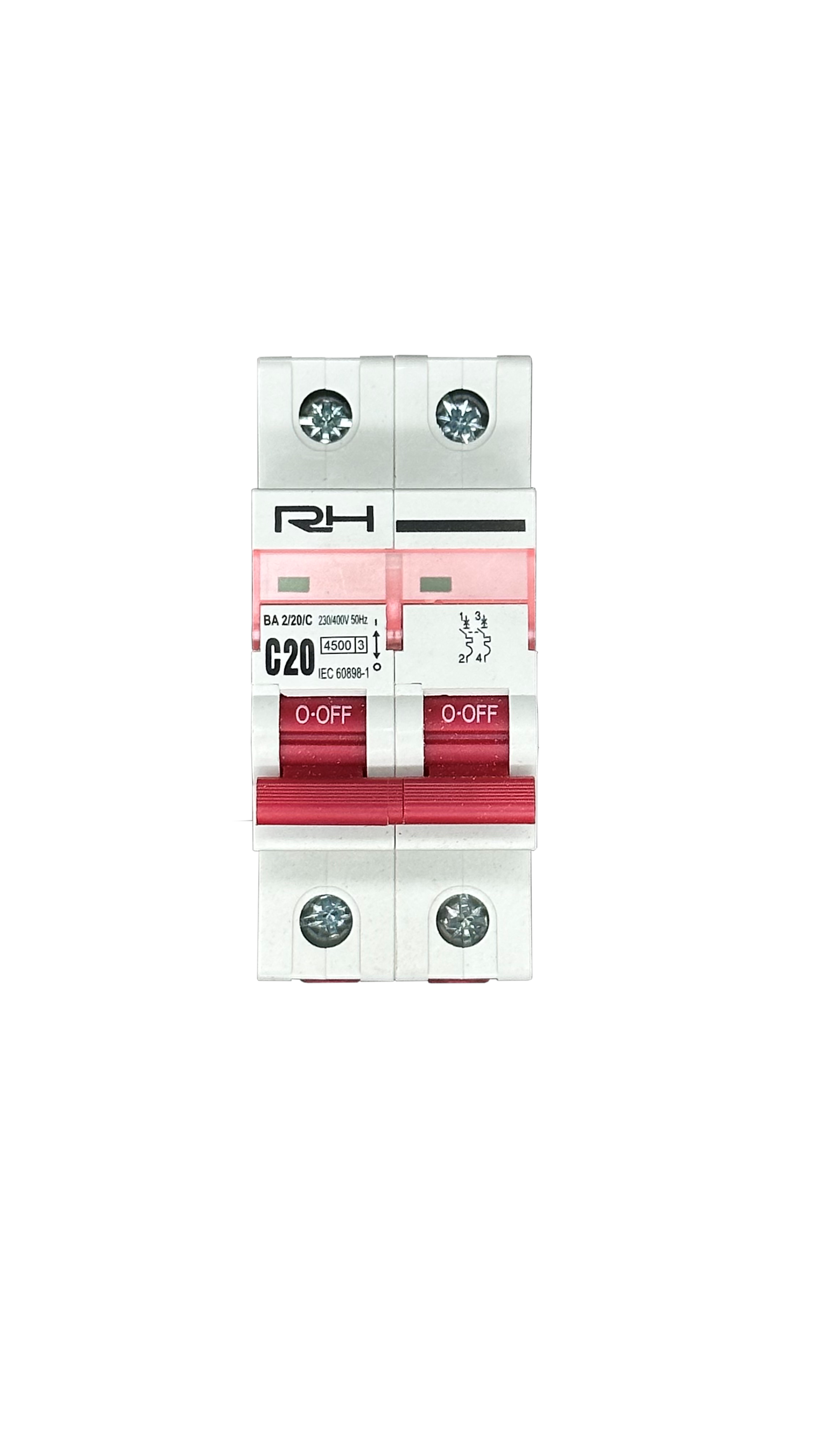 Automatic switch  RH 2P "C"  20A HN-401024