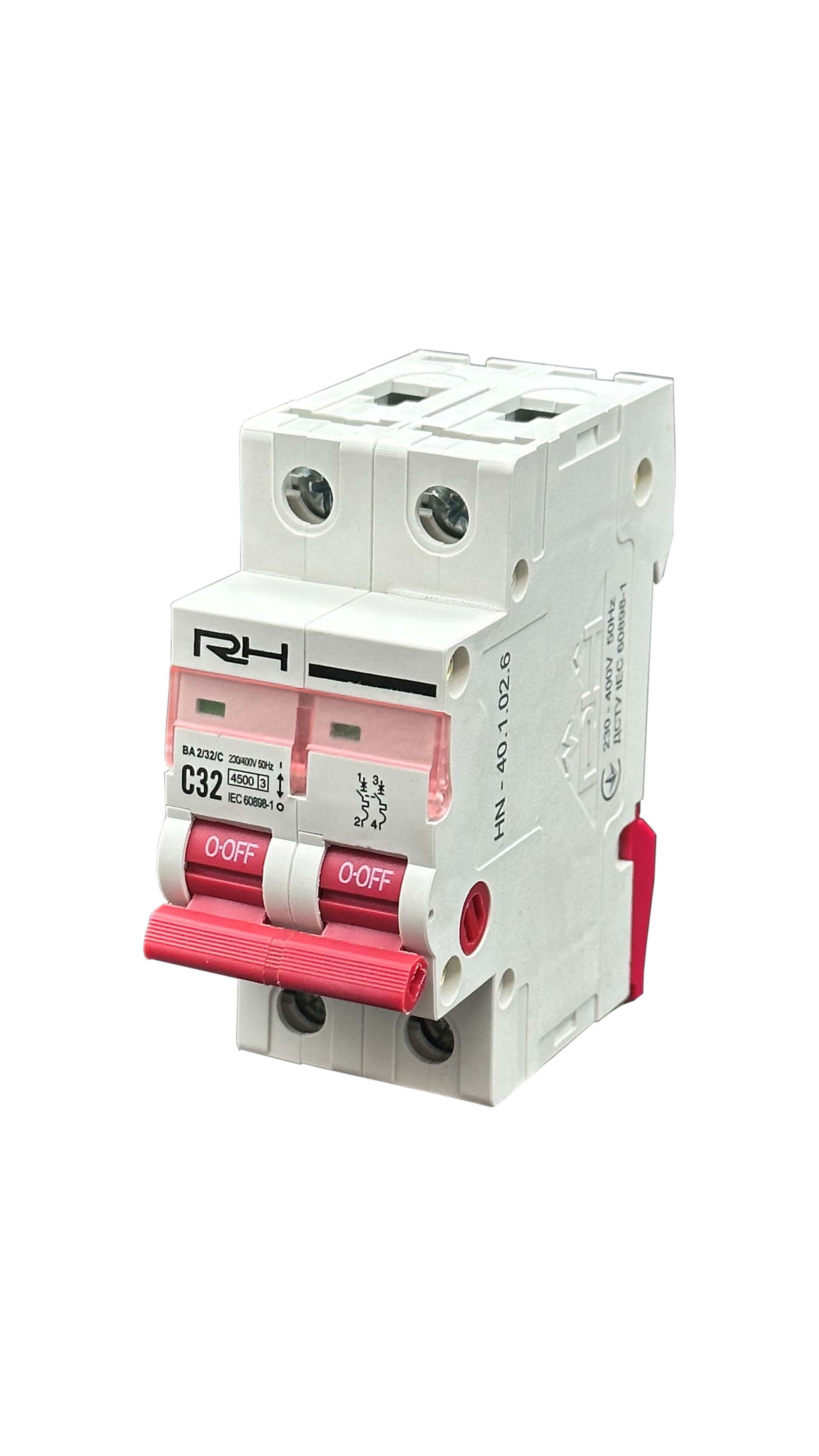 Automatic switch  RH 2P "C"  32A HN-401026
