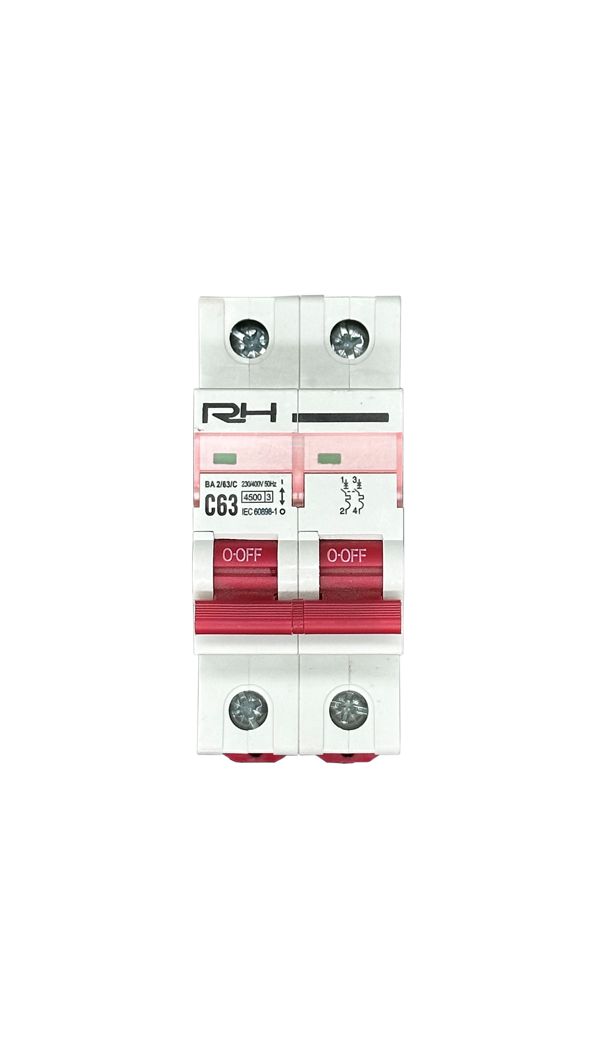 Automatic switch  RH 2P "C"  63A HN-401028