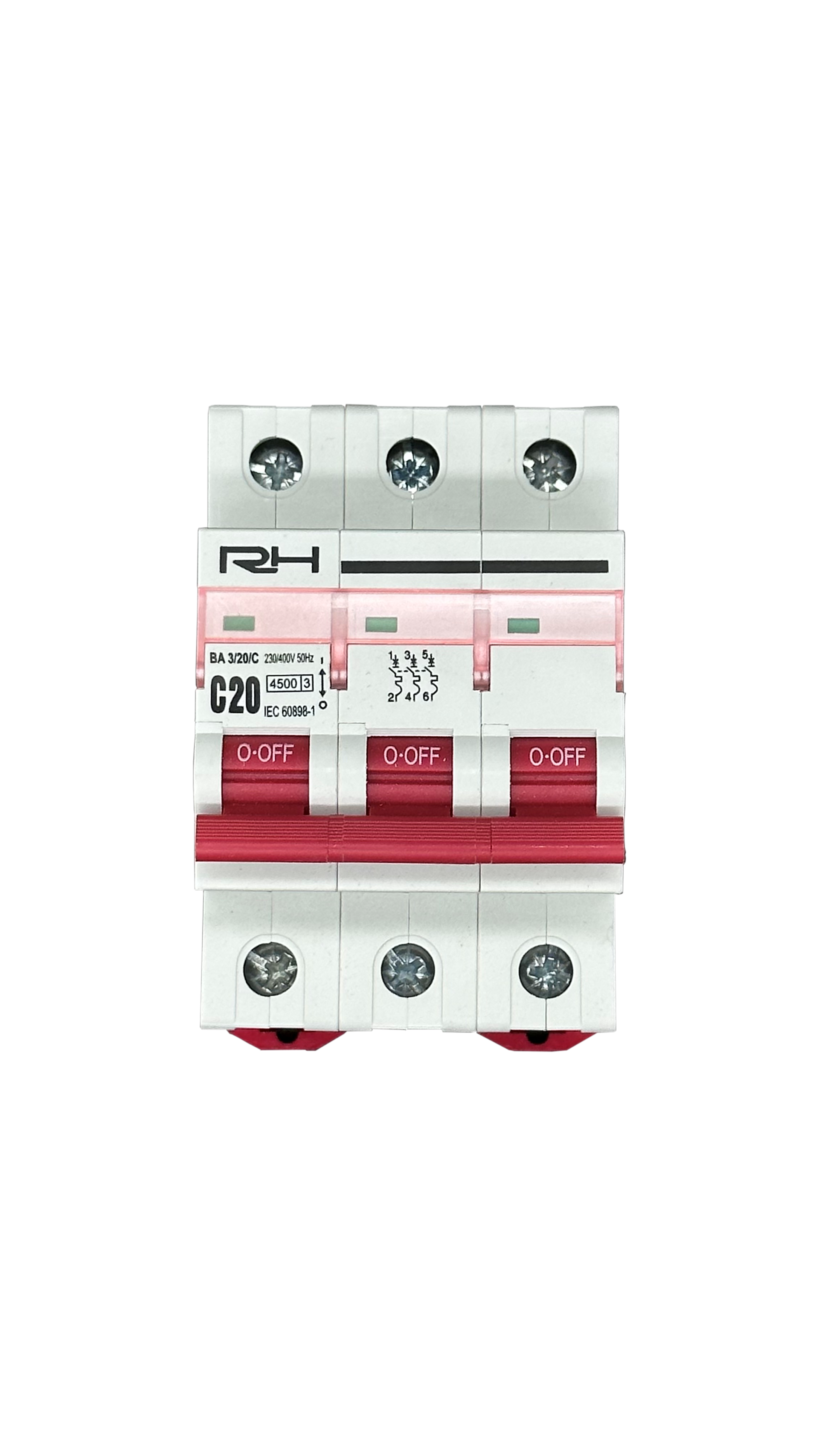 Automatic switch  RH 3P "C"  20A HN-401034