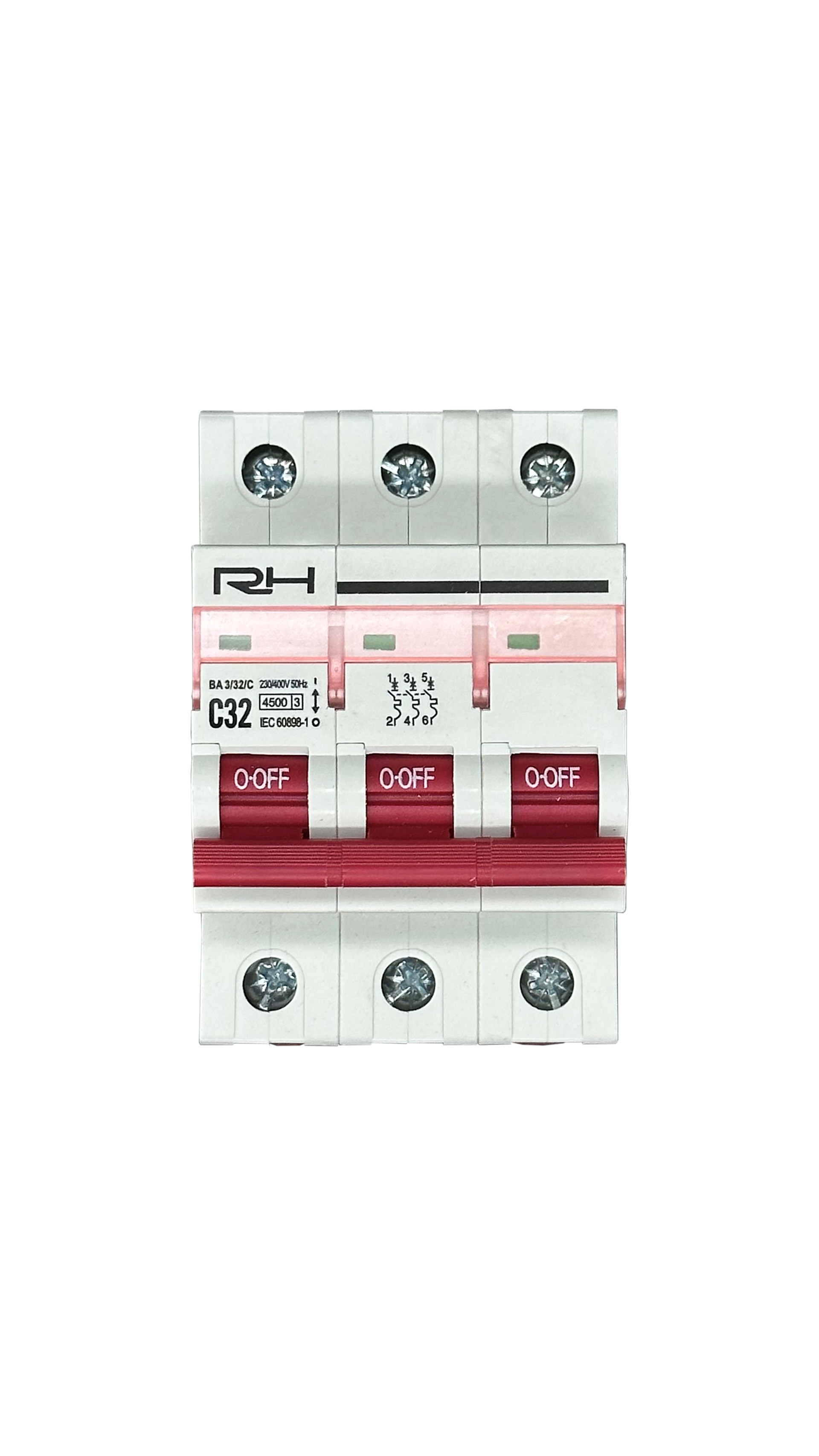 Automatic switch  RH 3P "C"  32A HN-401036
