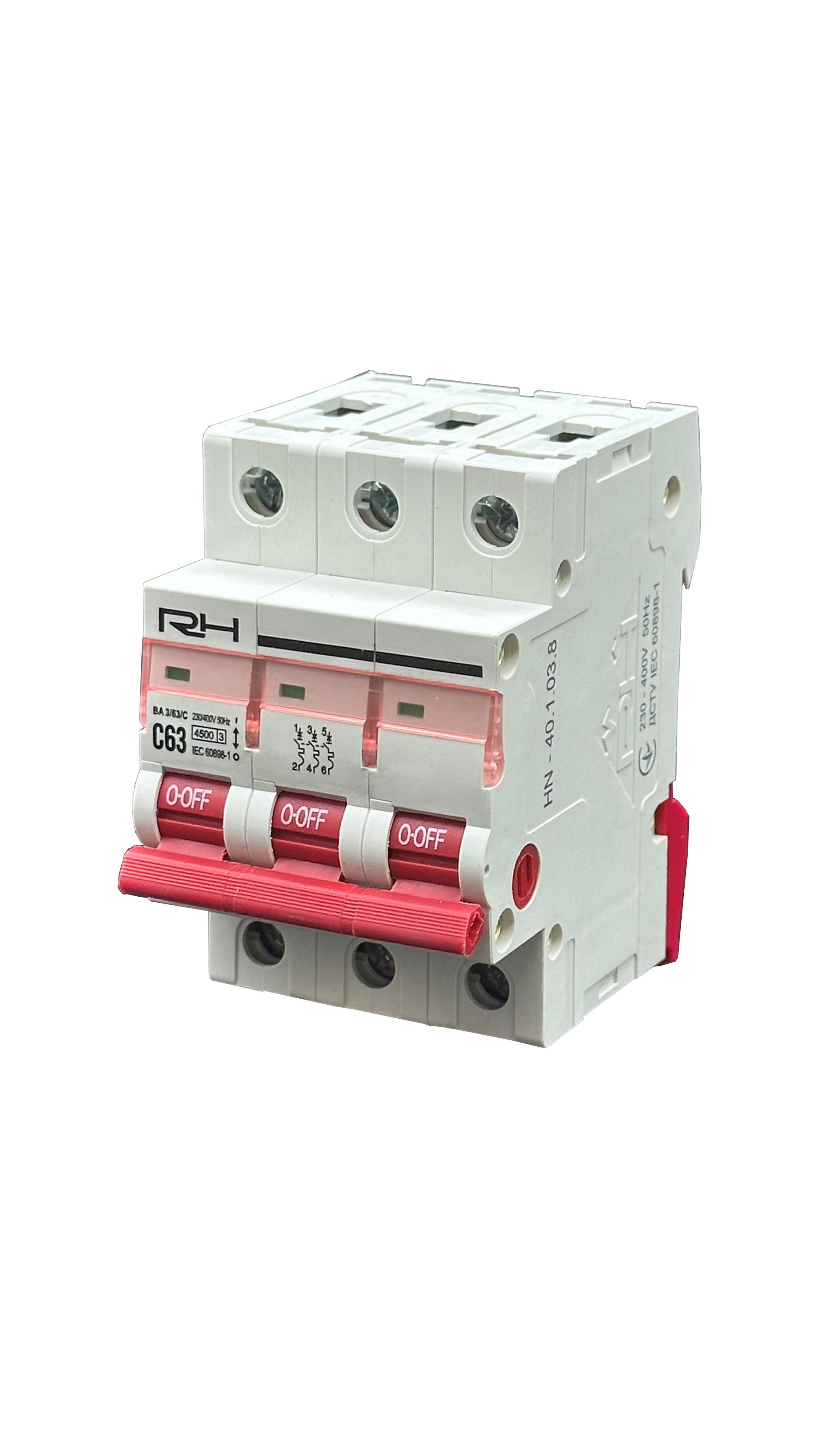 Automatic switch  RH 3P "C"  63A HN-401038