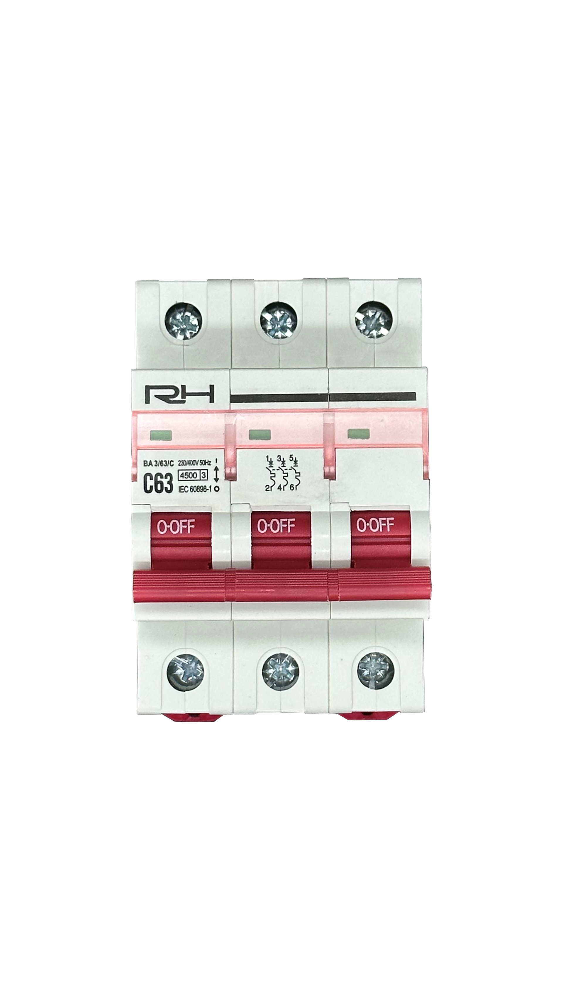 Automatic switch  RH 3P "C"  63A HN-401038