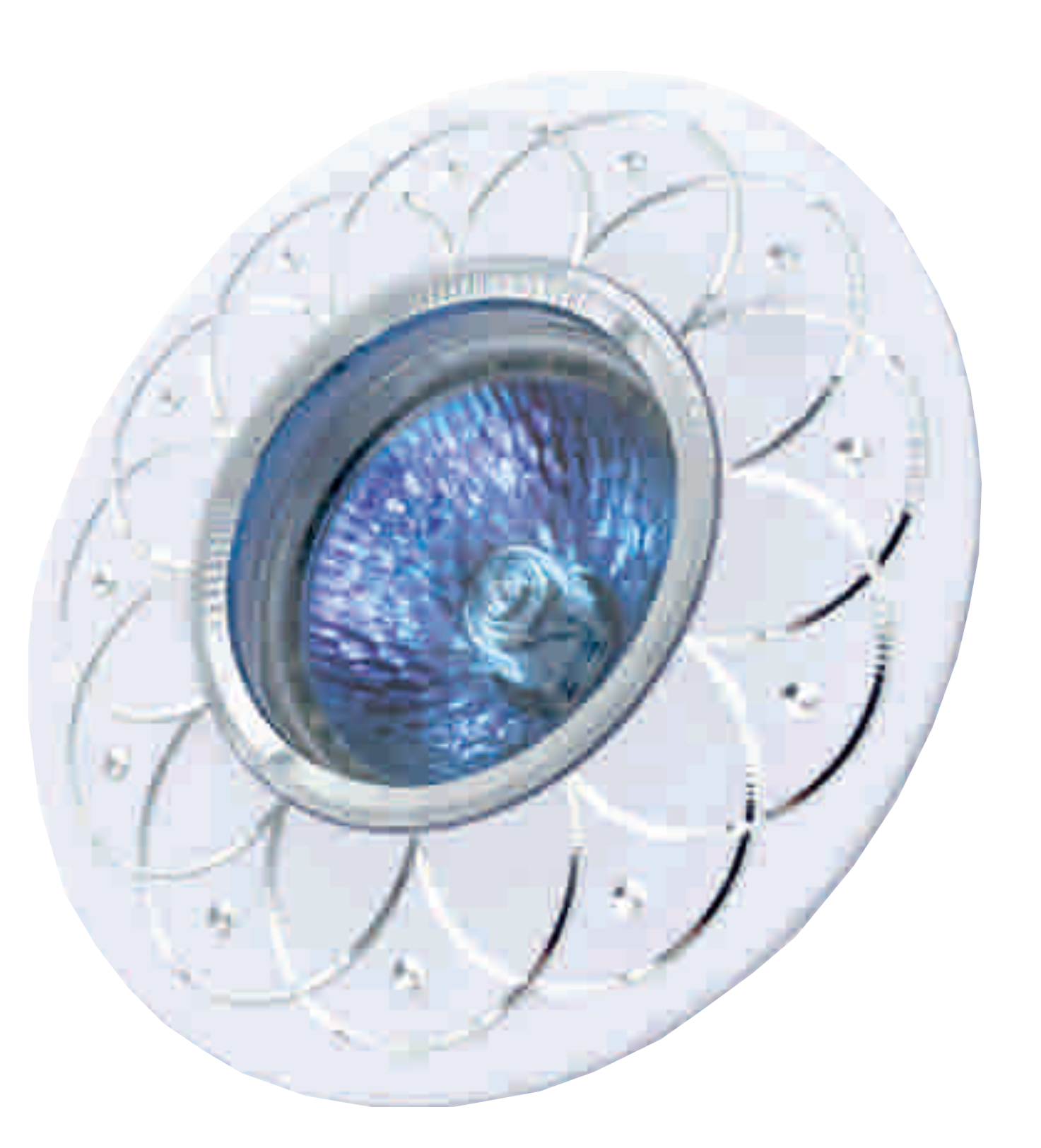 Recessed MR16 Spotlight RIGHT HAUSEN Silver Ornament (HN-276041 - White / HN-276042 - Black / HN-276048 - Gold / HN-2760410 - Chrome)