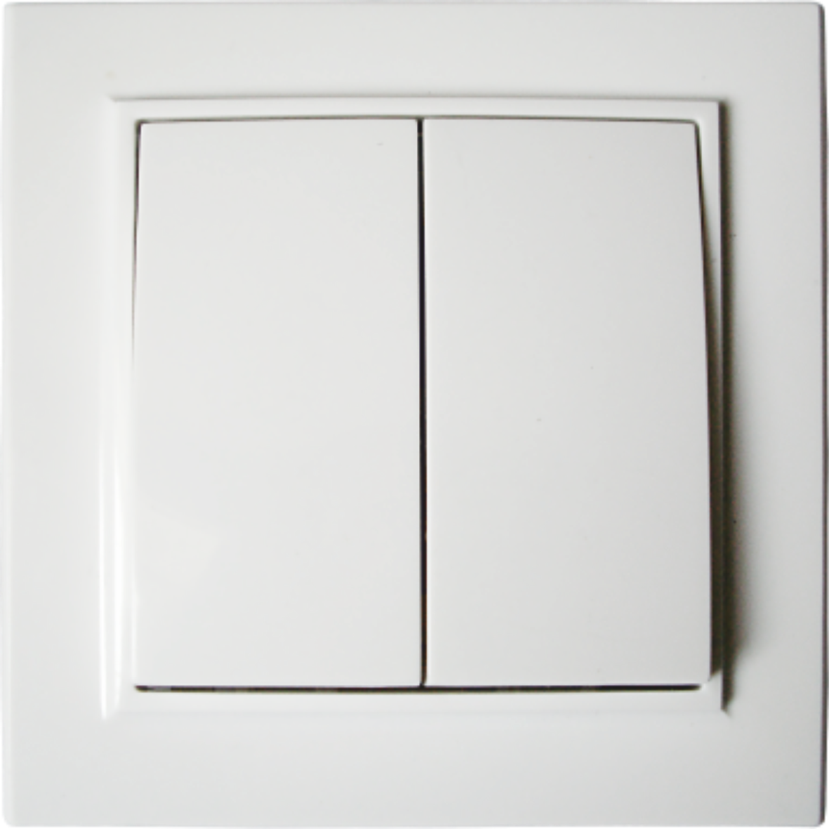 Double internal switch, white RIGHT HAUSEN KIRA HN-016041