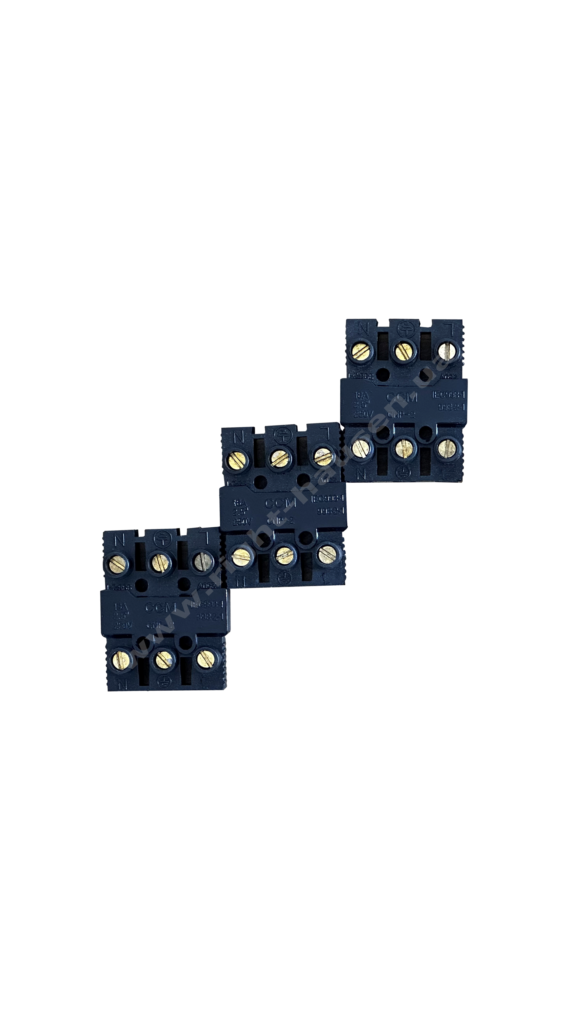 Terminal block detachable RIGHT HAUSEN 3P 2.5 mm. sq. HN-1815012