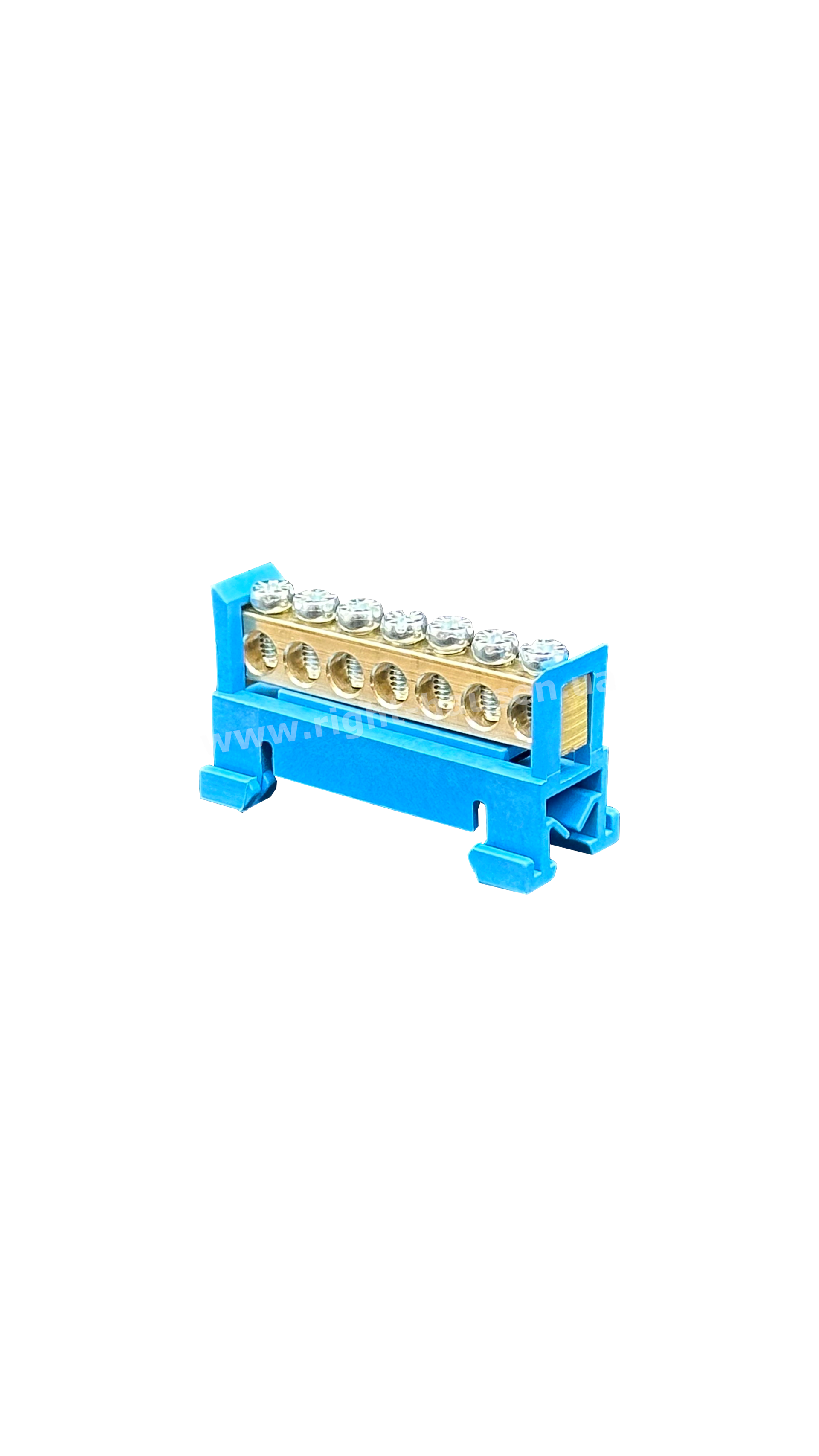 Zero bus on Din-rail for 7 holes RIGHT HAUSEN HN-189110