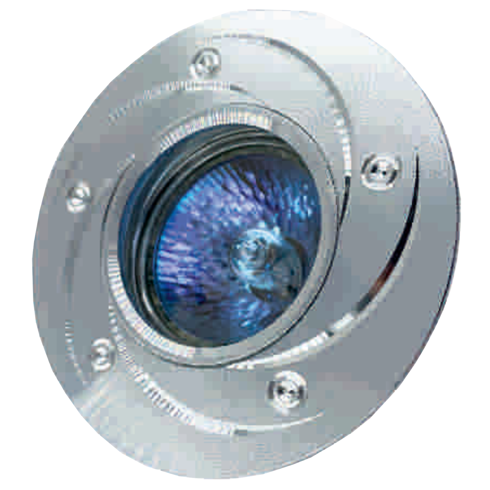  Recessed MR16 Spotlight RIGHT HAUSEN Silver Pattern Chrome HN-2760310