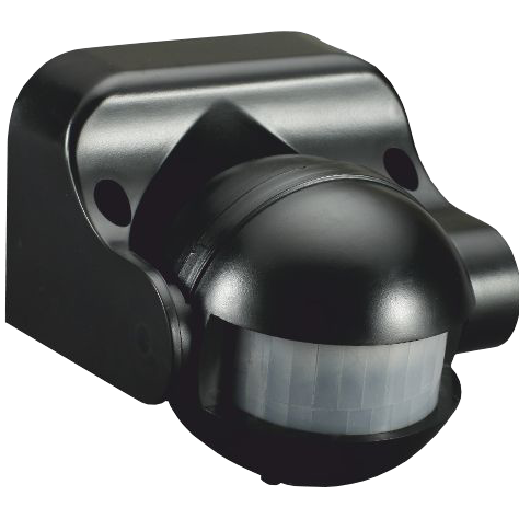  Motion Sensor Surface-mounted 140° Black HN-061052