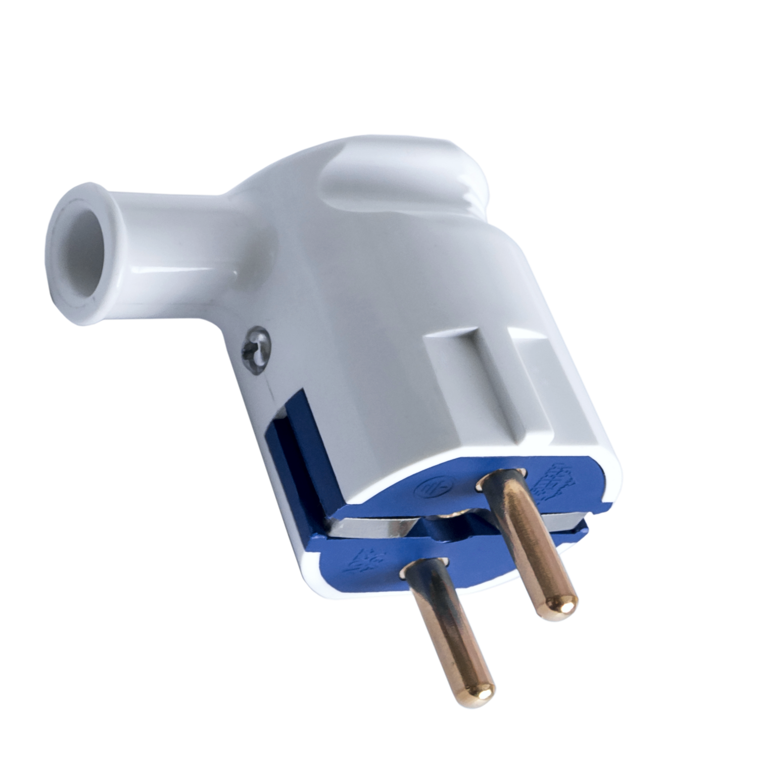 Standard Angled Electric Plug with Grounding