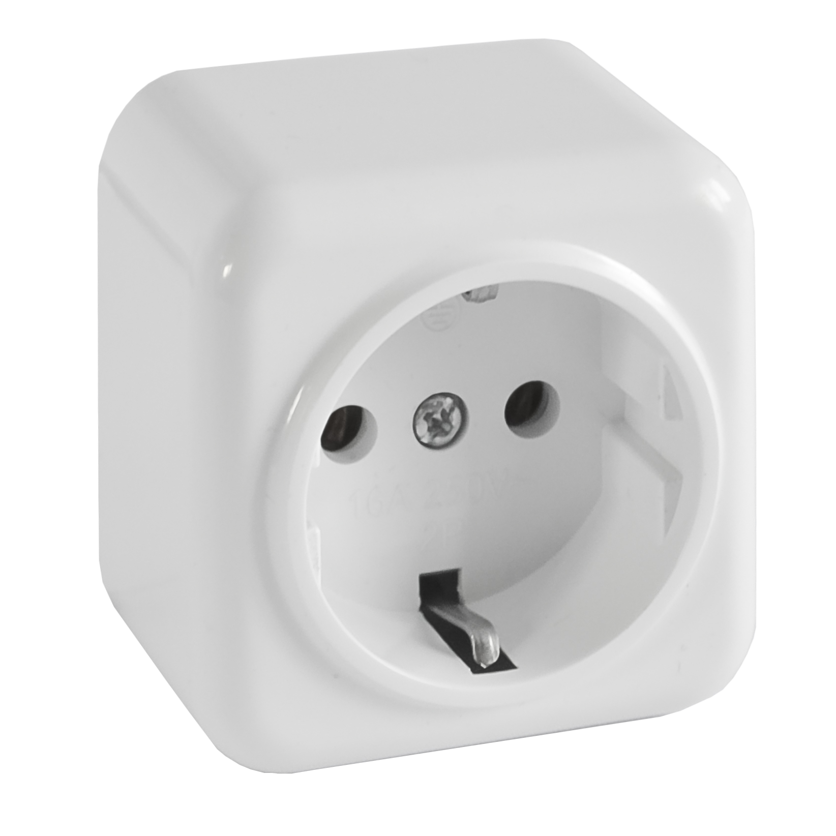 Single external outlet with grounding RIGHT HAUSEN ASTRA NV