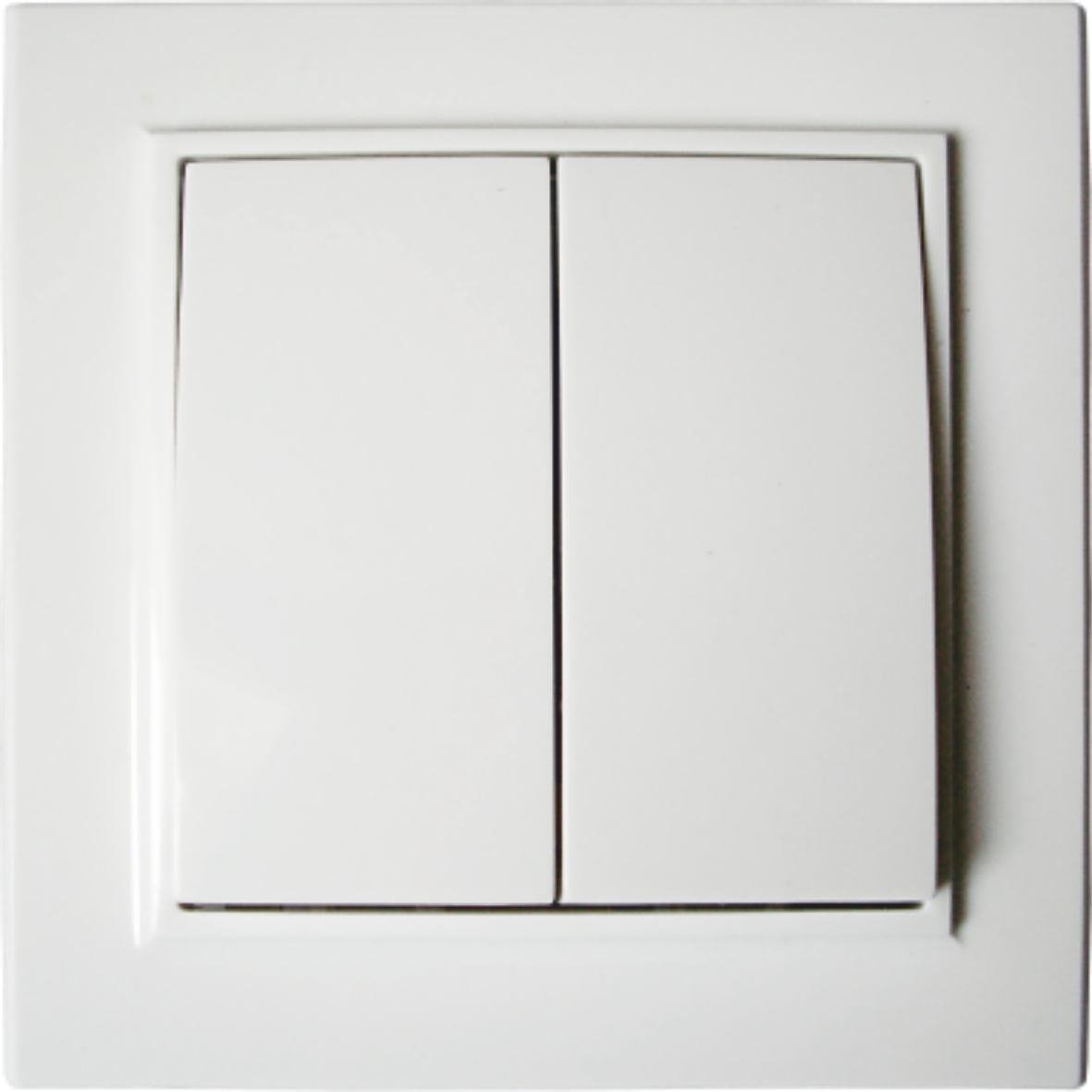 Double internal switch, white RIGHT HAUSEN KIRA HN-016041