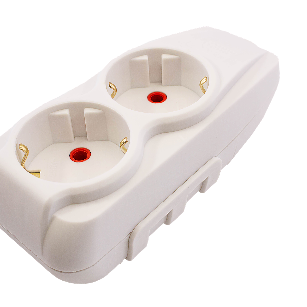 Right Hausen Kris Double Extension Socket with Grounding HN-082021