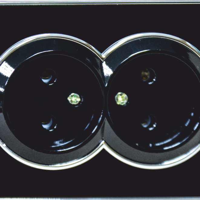  Double internal socket, black RIGHT HAUSEN LAURA HN-015092