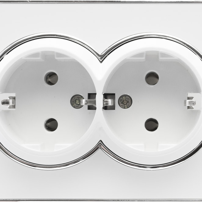 Double internal socket with grounding RIGHT HAUSEN LAURA