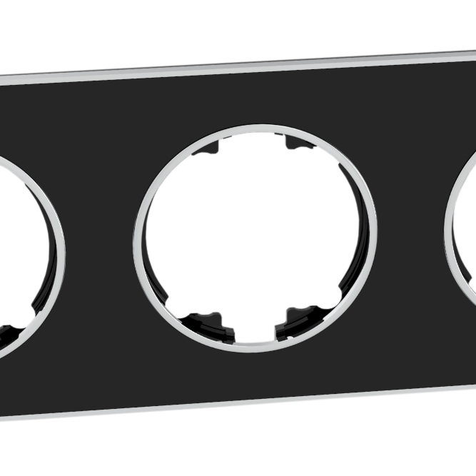  Triple horizontal frame, black RIGHT HAUSEN LAURA HN-015272