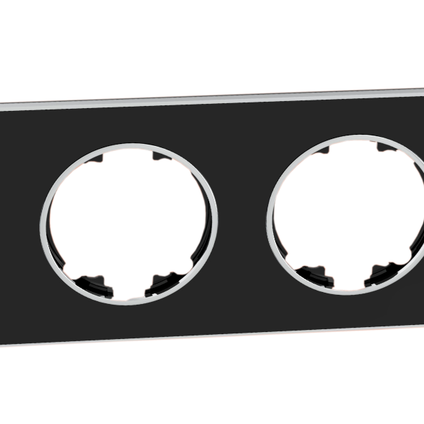  Quadruple horizontal frame, black RIGHT HAUSEN LAURA HN-015282