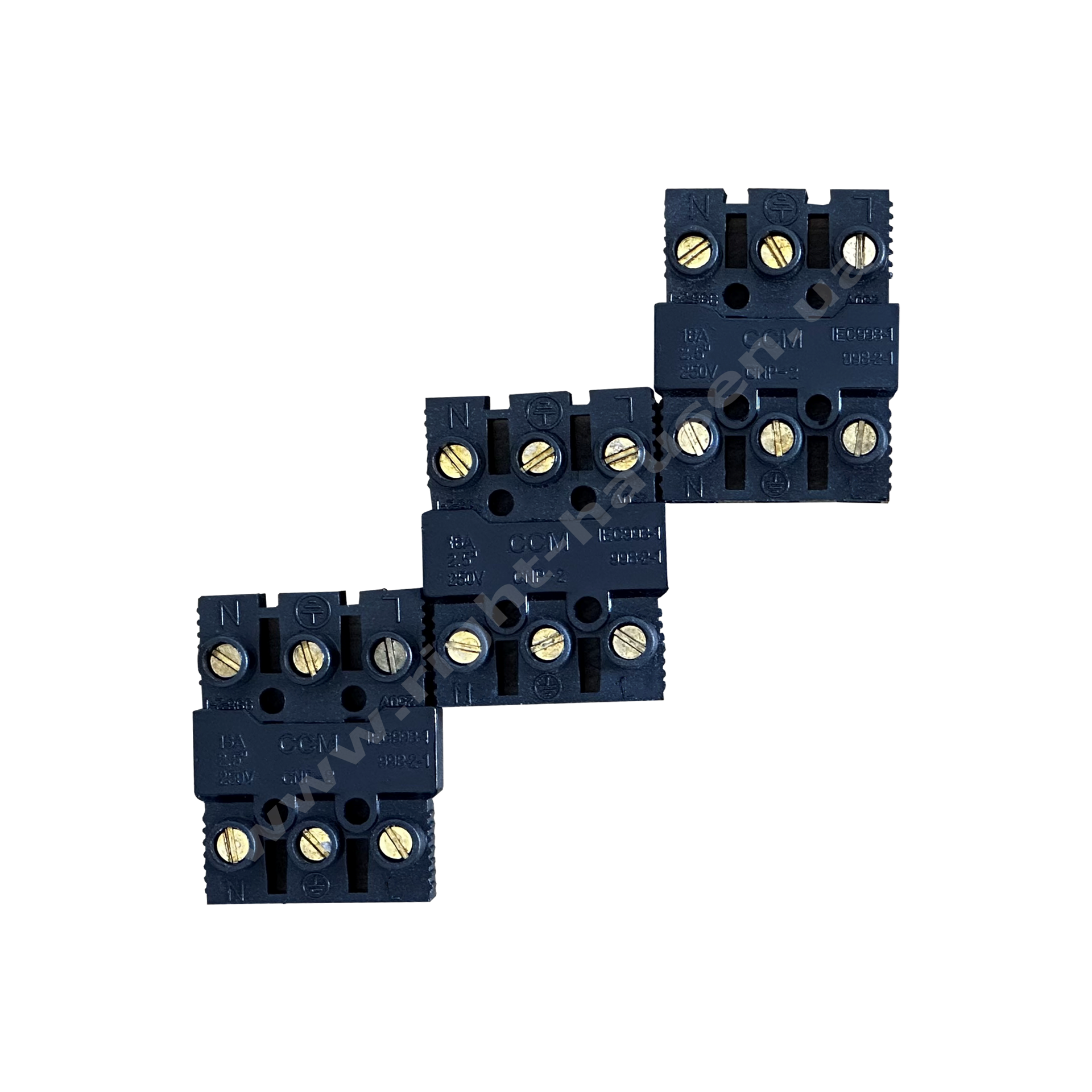 Terminal block detachable RIGHT HAUSEN 3P 2.5 mm. sq. HN-1815012