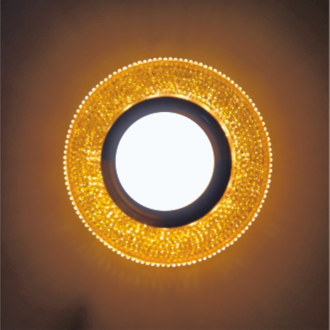  Recessed Spot LED PANEL RIGHT HAUSEN CRYSTAL 6 MR16 + 3W LED 4000K Amber HN-275081