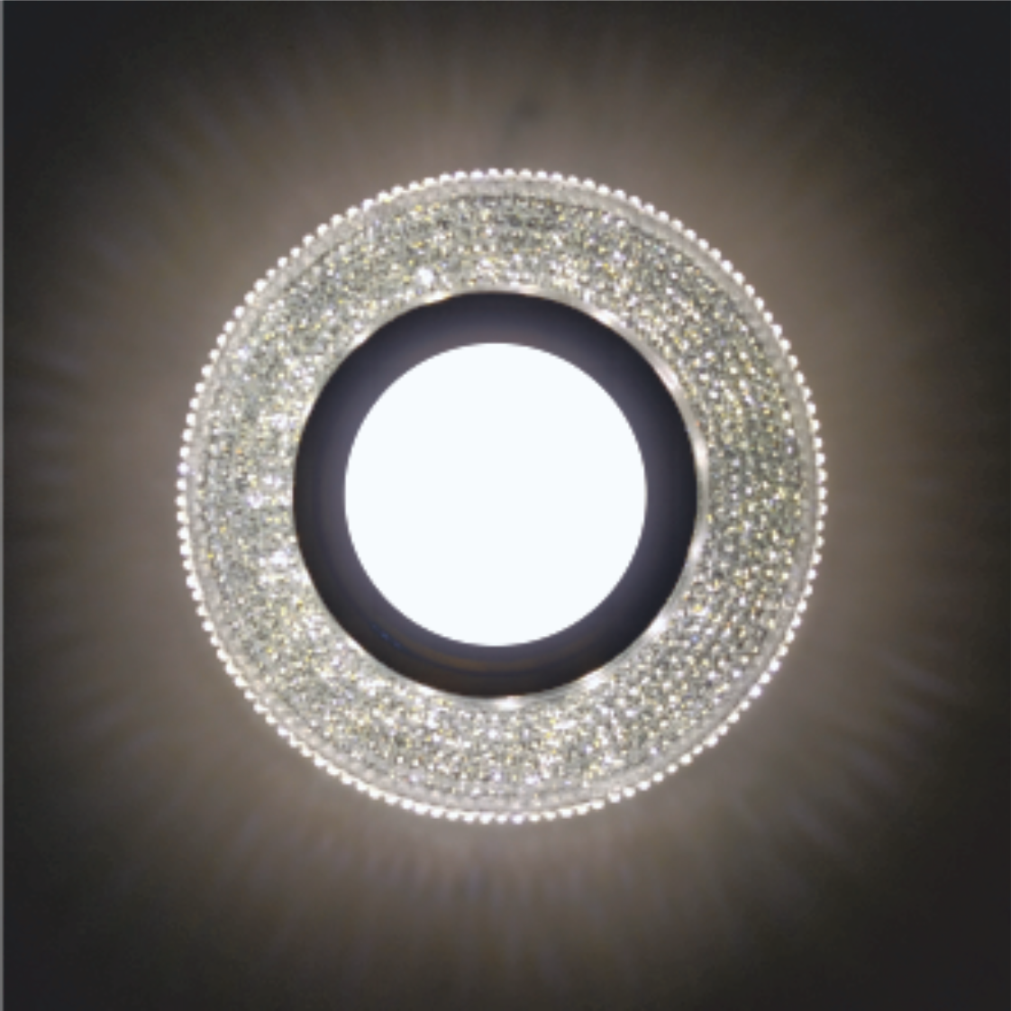 Recessed Spot LED PANEL RIGHT HAUSEN CRYSTAL 6 MR16 + 3W LED 4000K (HN-275080 - Clear / HN-275081 - Amber / HN-275082 - Blue)