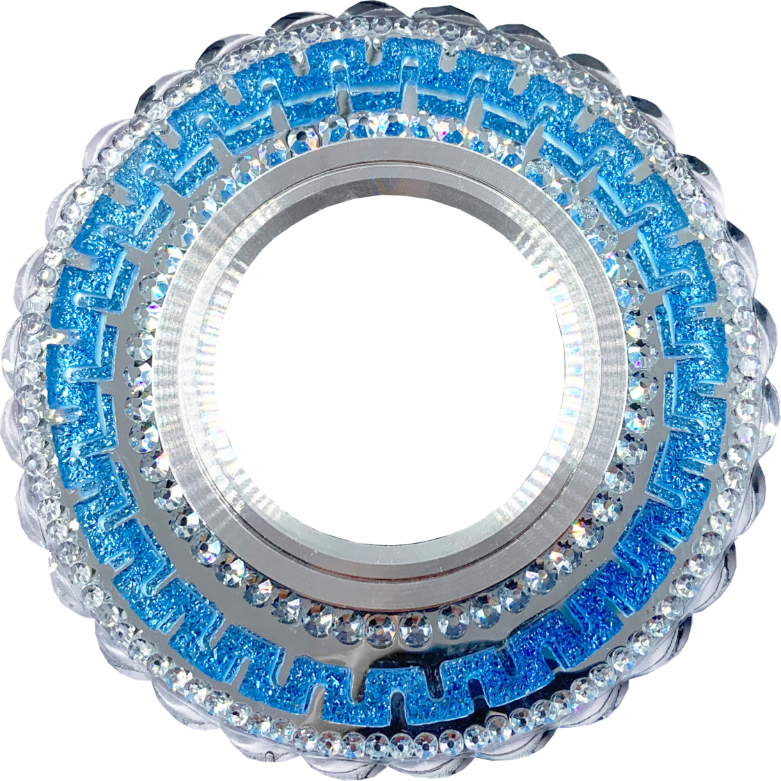  Recessed Spot LED PANEL RIGHT HAUSEN CRYSTAL 7 MR16 + 3W LED 4000K Blue HN-275092
