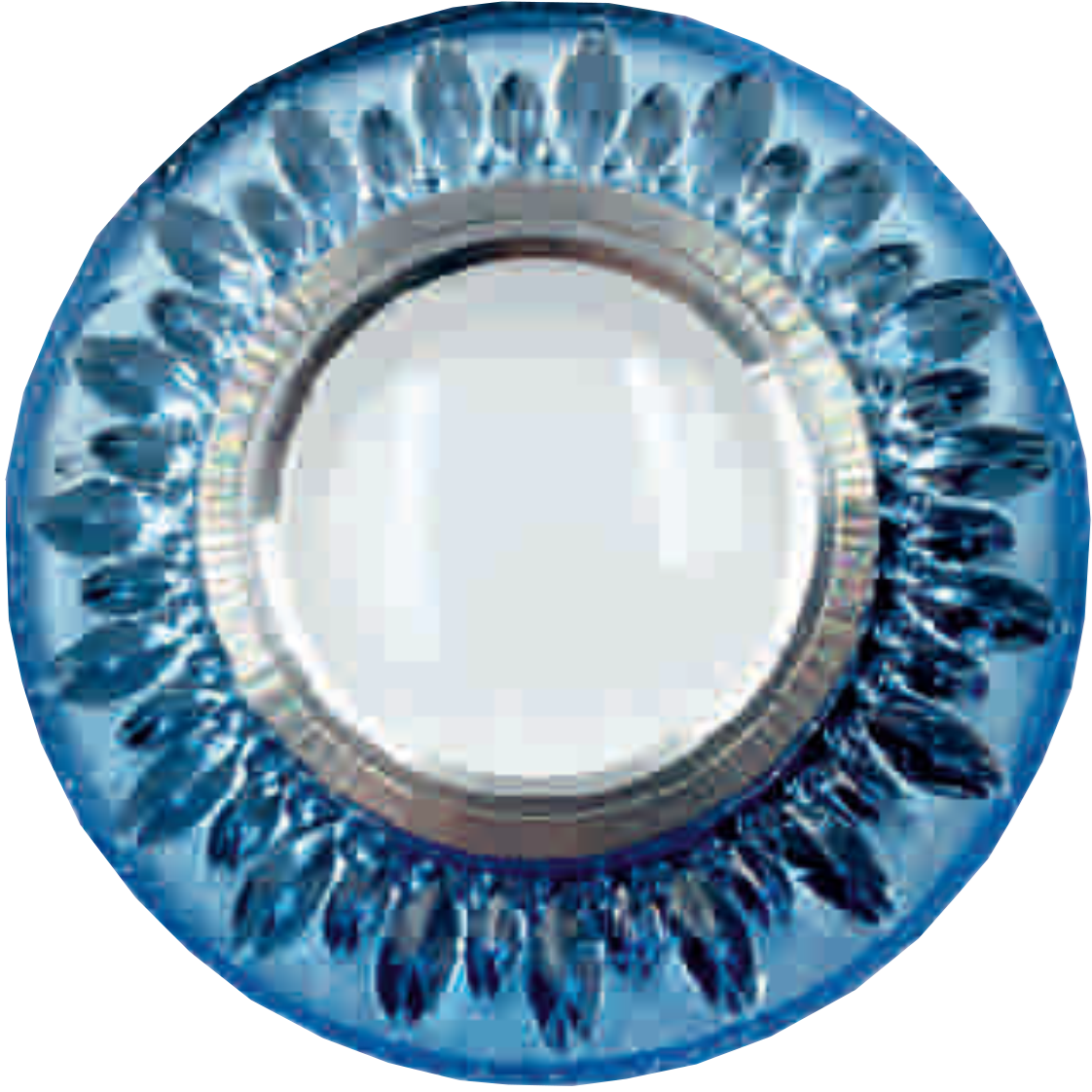  Recessed Spot LED PANEL RIGHT HAUSEN CRYSTAL 8 MR16 + 3W LED 4000K Blue HN-275102