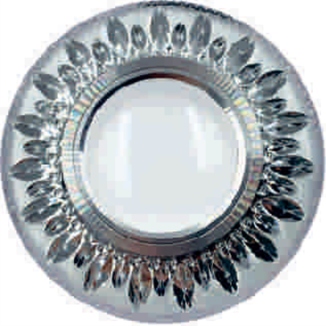 Recessed Spot LED PANEL RIGHT HAUSEN CRYSTAL 8 MR16 + 3W LED 4000K (HN-275100 - Clear / HN-275101 - Amber / HN-275102 - Blue)