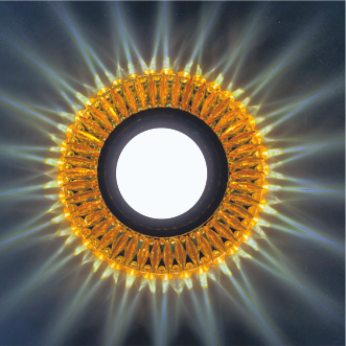  Recessed Spot LED PANEL RIGHT HAUSEN CRYSTAL 9 MR16 + 3W LED 4000K Amber HN-275111