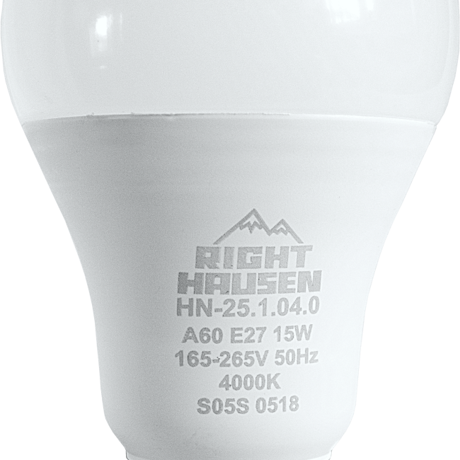 Lamp LED Soft Line A60 15W E27 4000K HN-251040